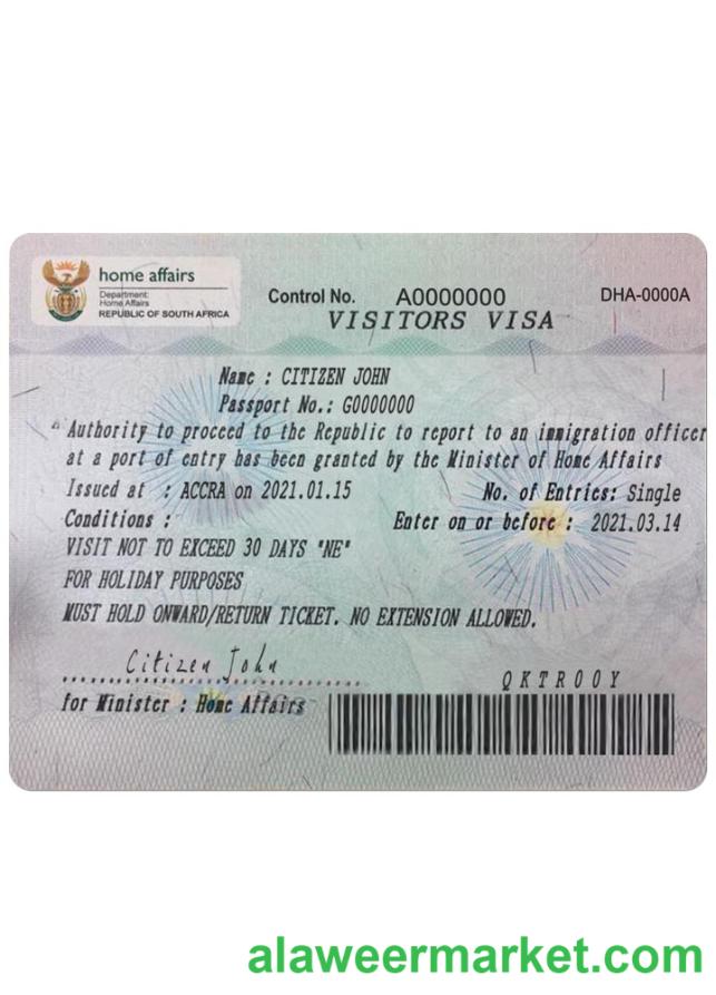 South Africa visa